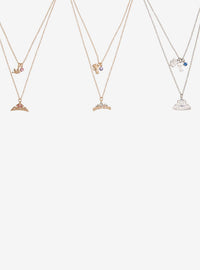 Set de collares sorpresa Disney Princess: corona y acompañante