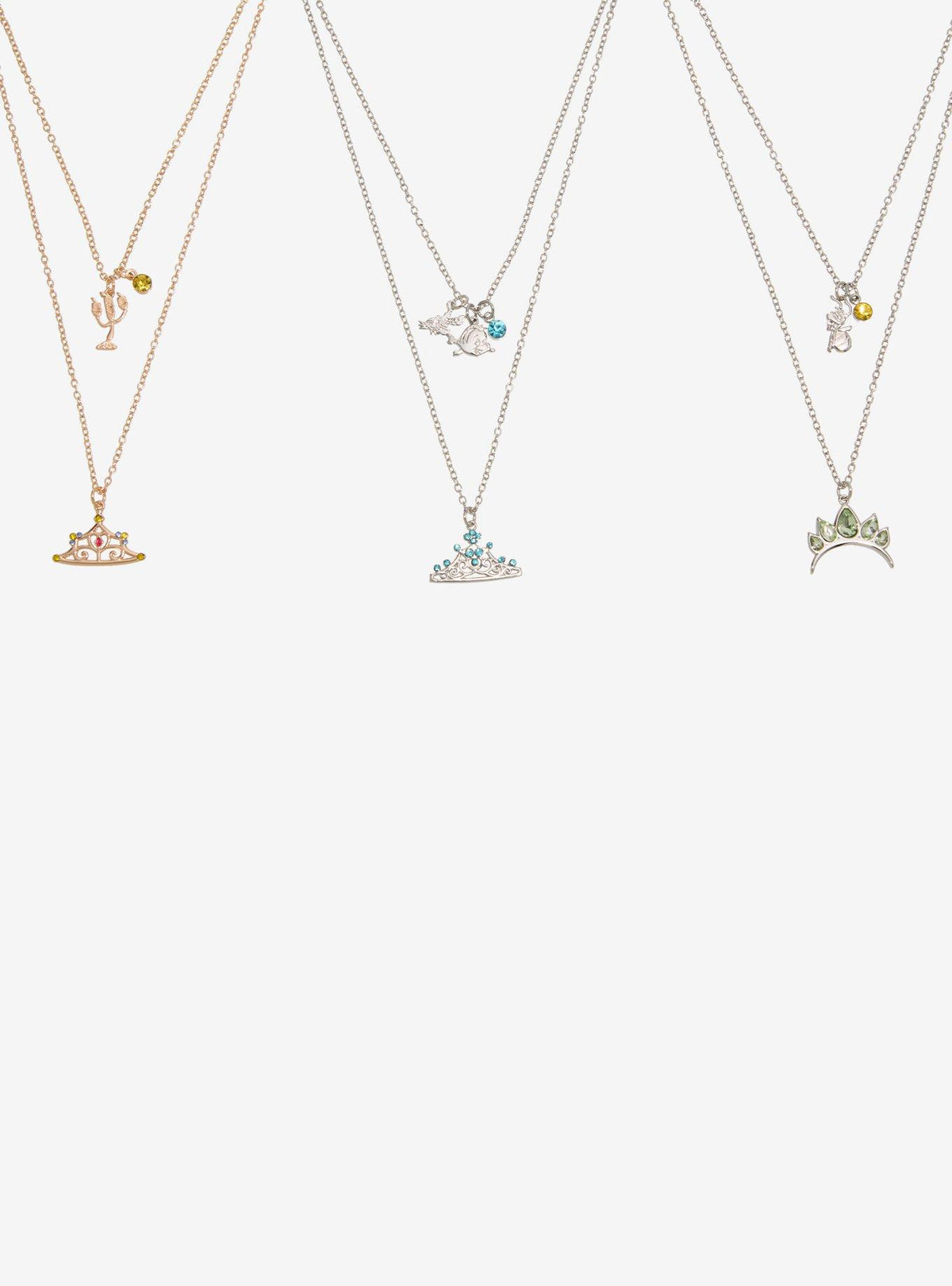 Set de collares sorpresa Disney Princess: corona y acompañante