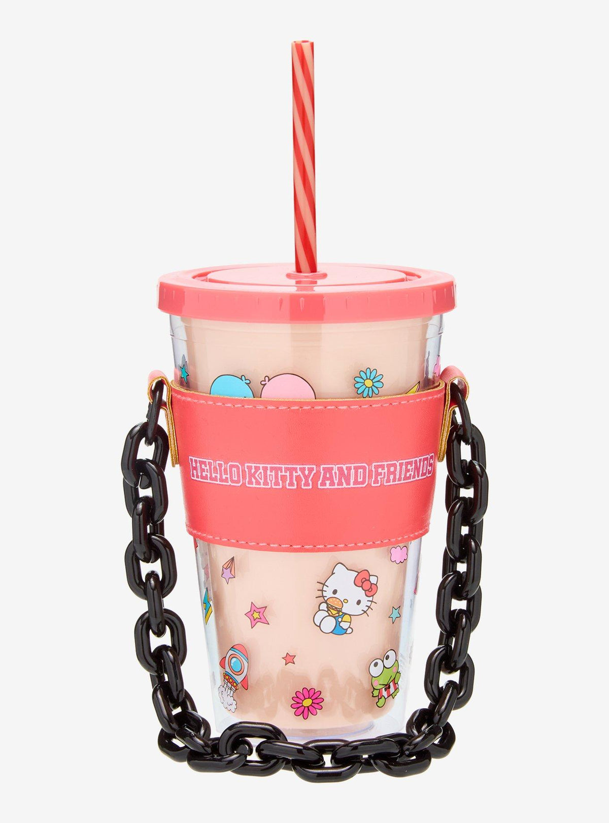 Vaso Sanrio Hello Kitty and Friends con funda de viaje