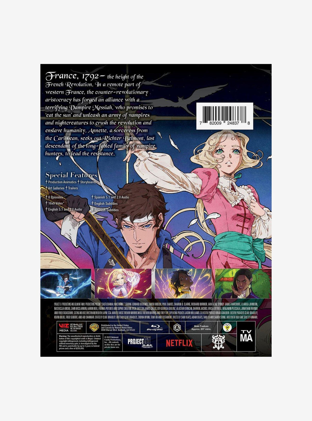Castlevania: Nocturne - Primera temporada completa en Blu-ray