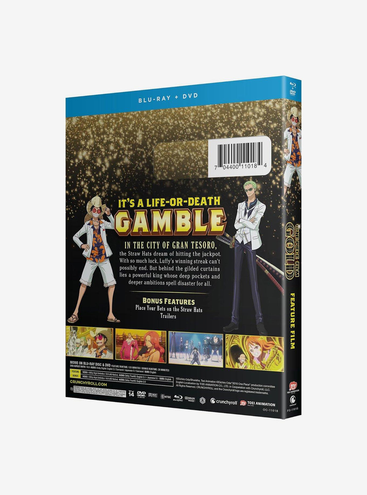 One Piece Film: Gold en Blu-ray