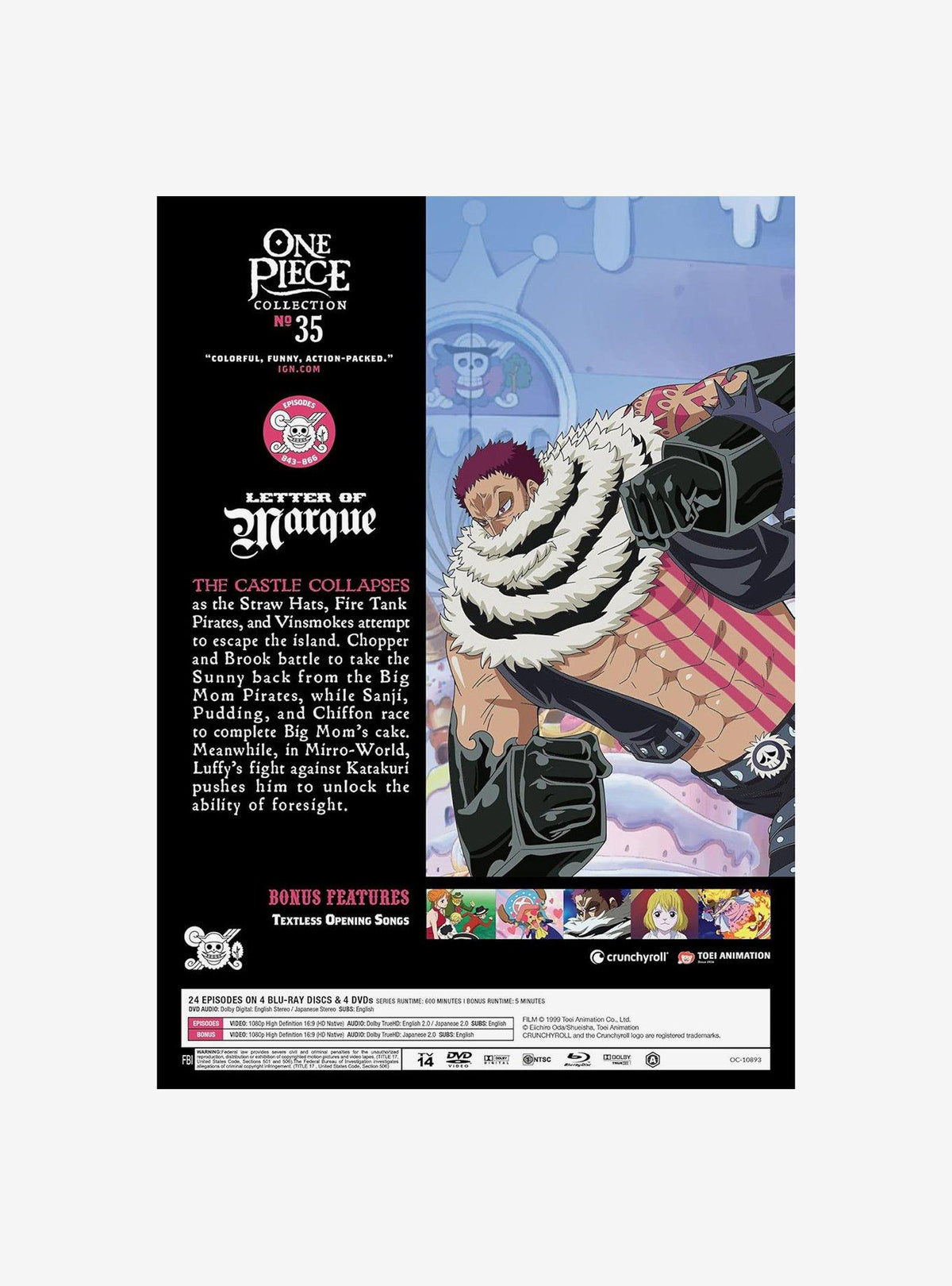 One Piece: Colección 35 en Blu-ray