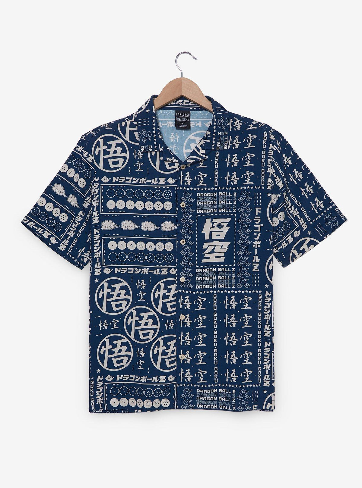 Camisa Dragon Ball Z con estampado de símbolos