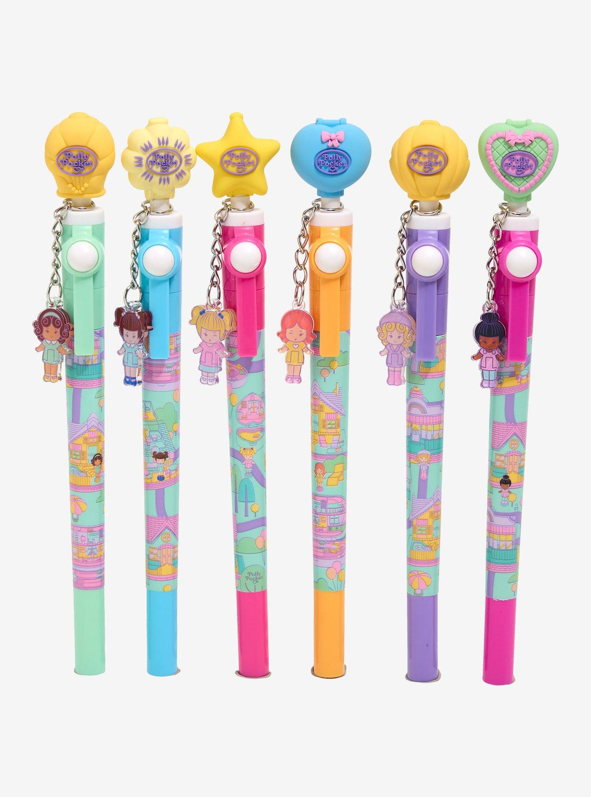 Lápiz Polly Pocket con adorno giratorio sorpresa