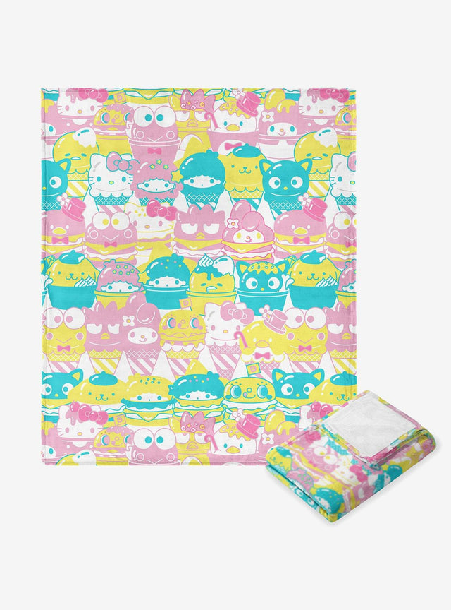 Manta Hello Kitty y sus amigos: Friends Snacks