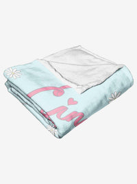 Manta de tacto sedoso Cinnamoroll con cerezas