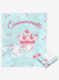 Manta de tacto sedoso Cinnamoroll con cerezas