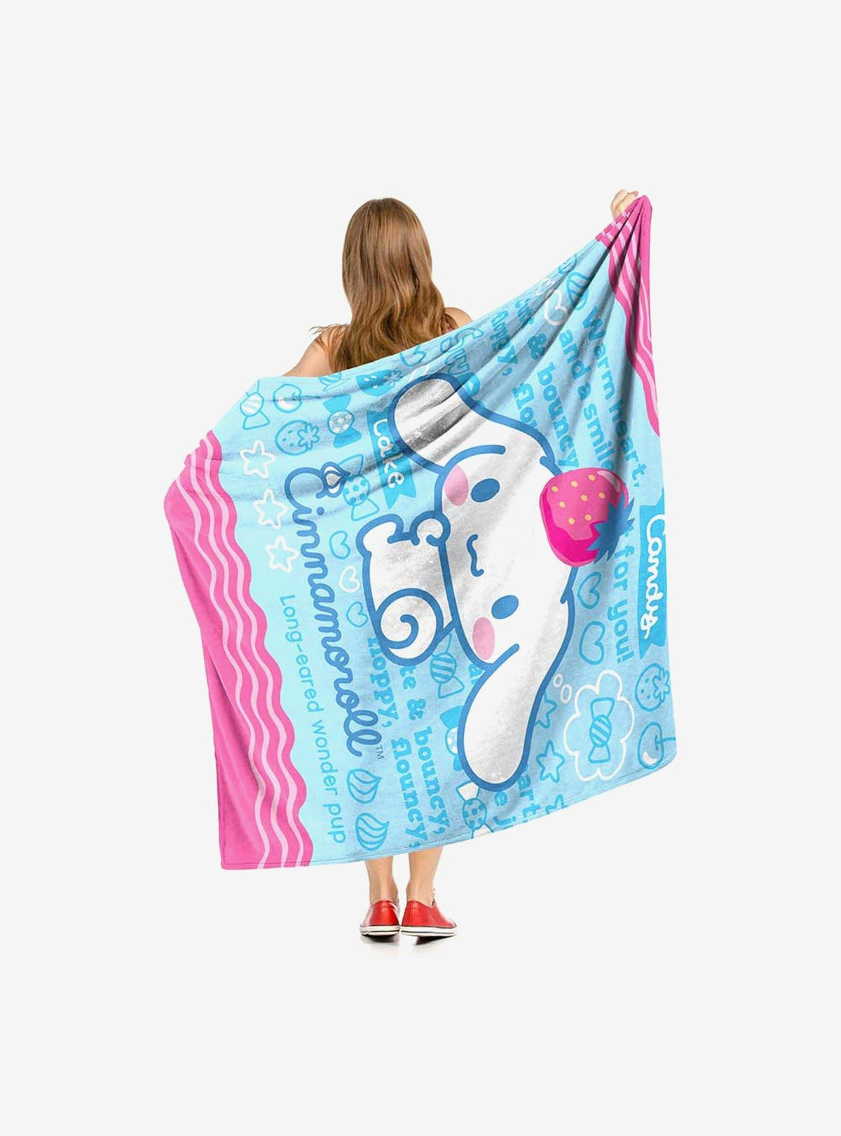 Manta Cinnamoroll Wonder Pup de tacto sedoso