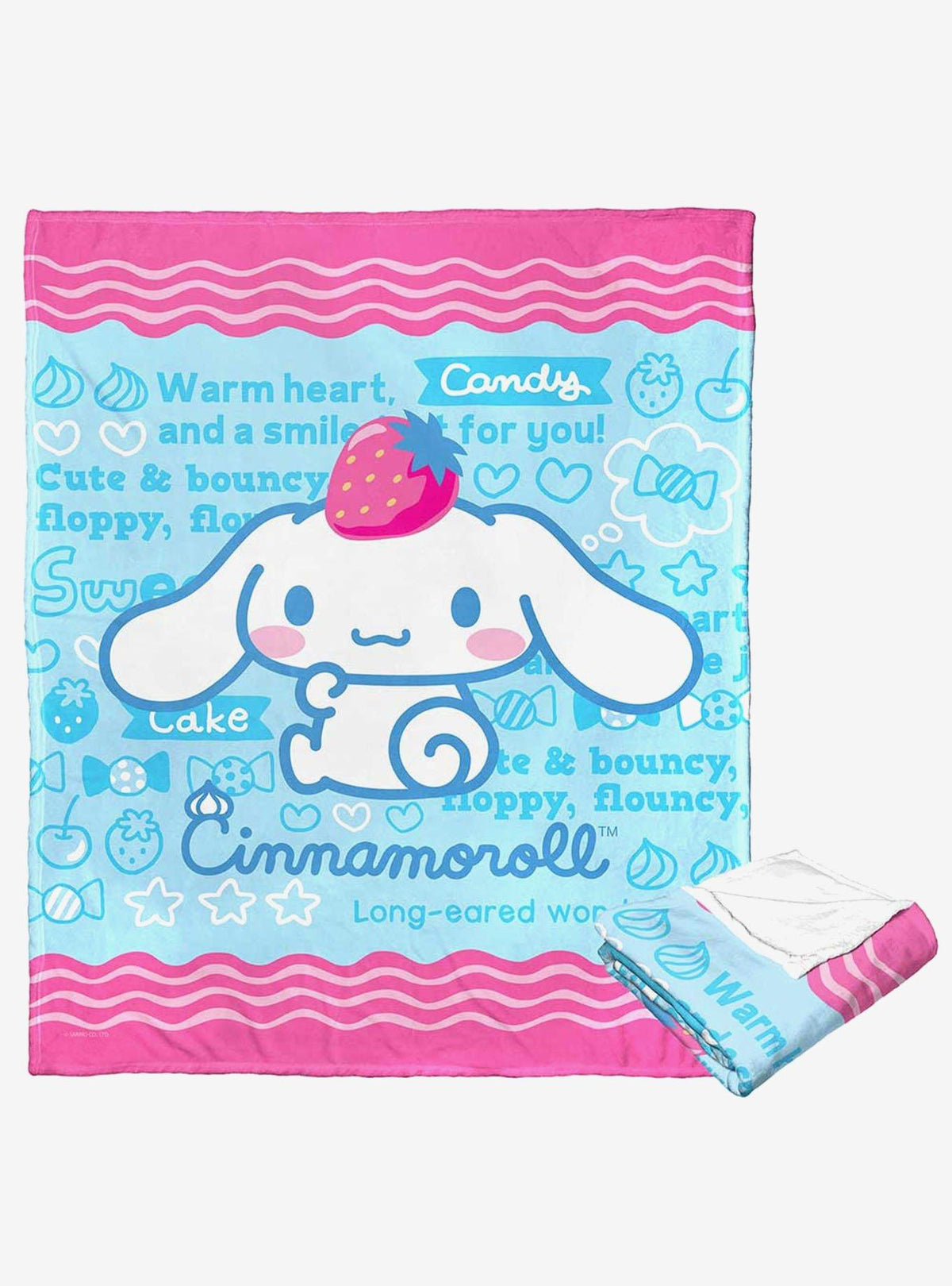 Manta Cinnamoroll Wonder Pup de tacto sedoso