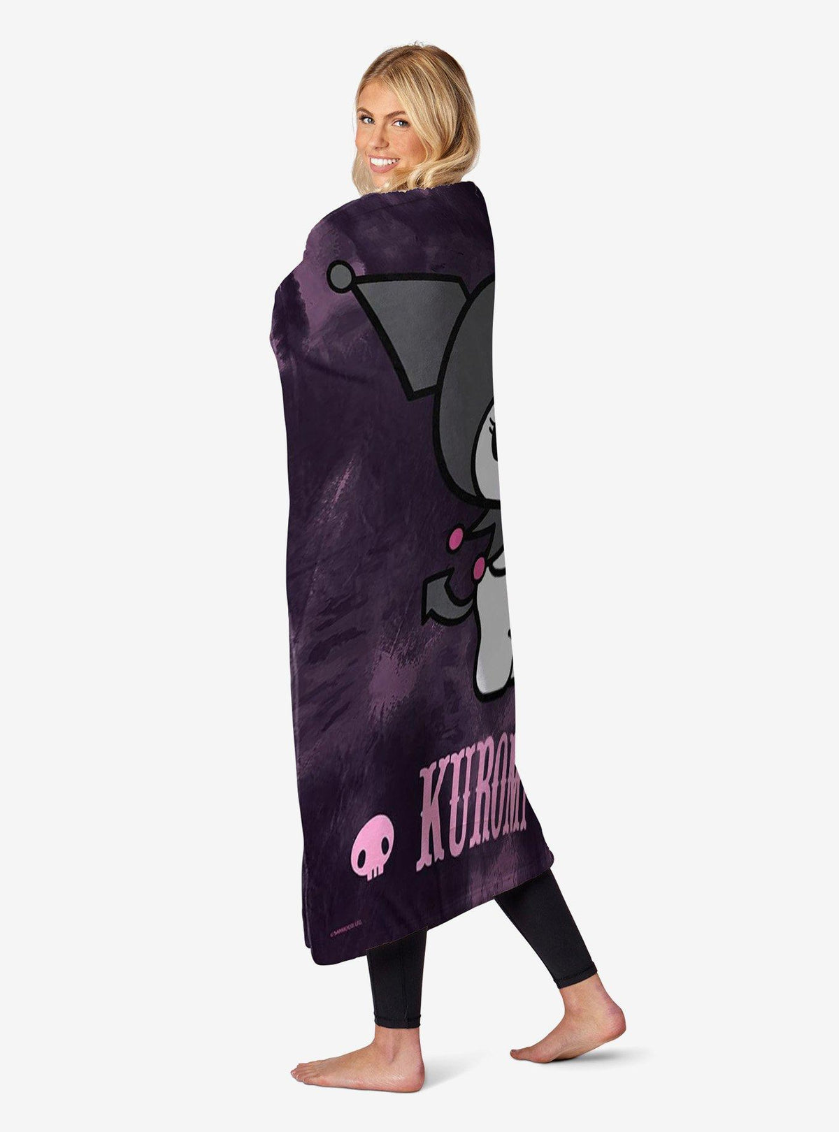 Manta de tacto sedoso Kuromi Bad Kuromi