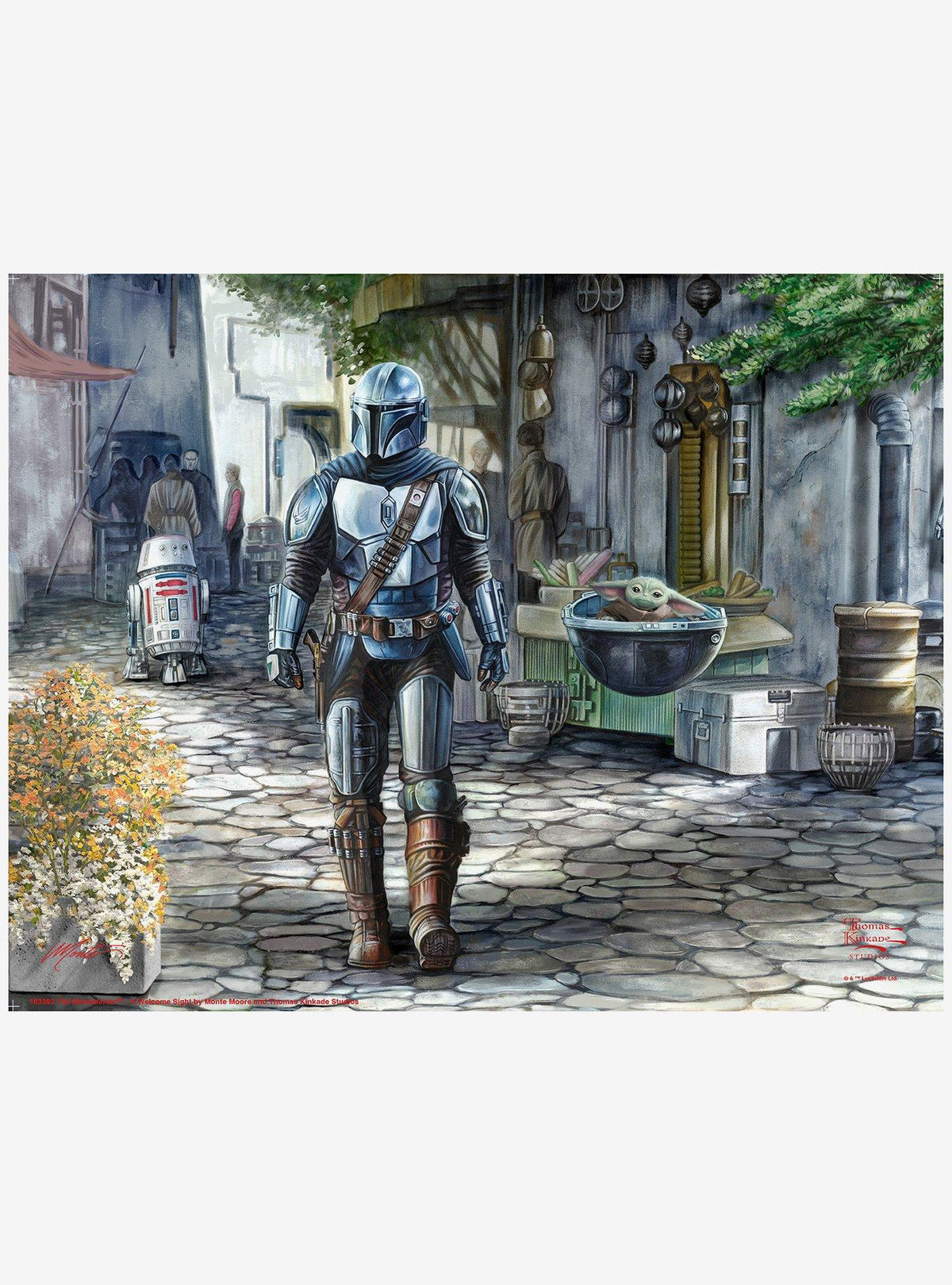 Lámina artística Star Wars: The Mandalorian - A Welcome Sight