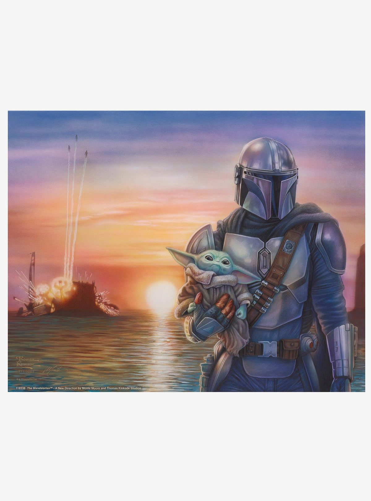 Lámina artística Star Wars: The Mandalorian: Un nuevo rumbo