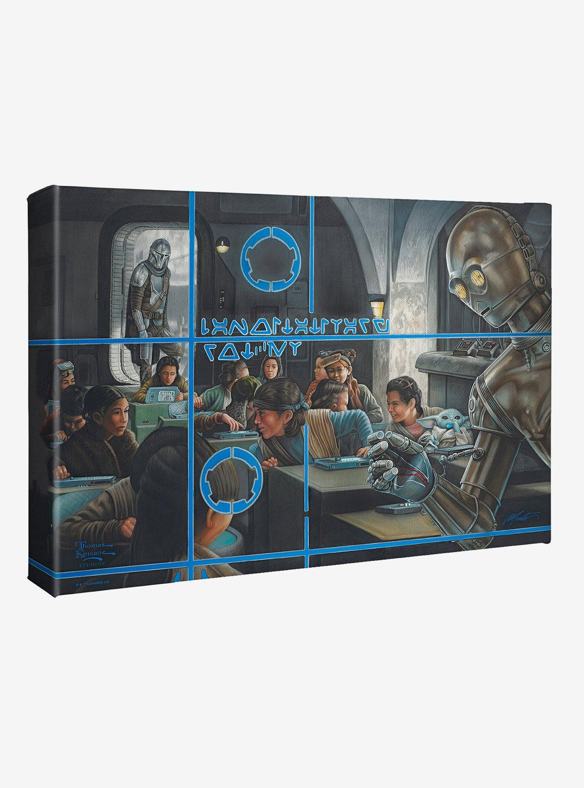 Cuadro en lienzo Star Wars: The Mandalorian