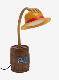 Lámpara articulada de One Piece con sombrero de Luffy