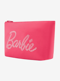 Estuche de maquillaje Barbie con logo de pedrería