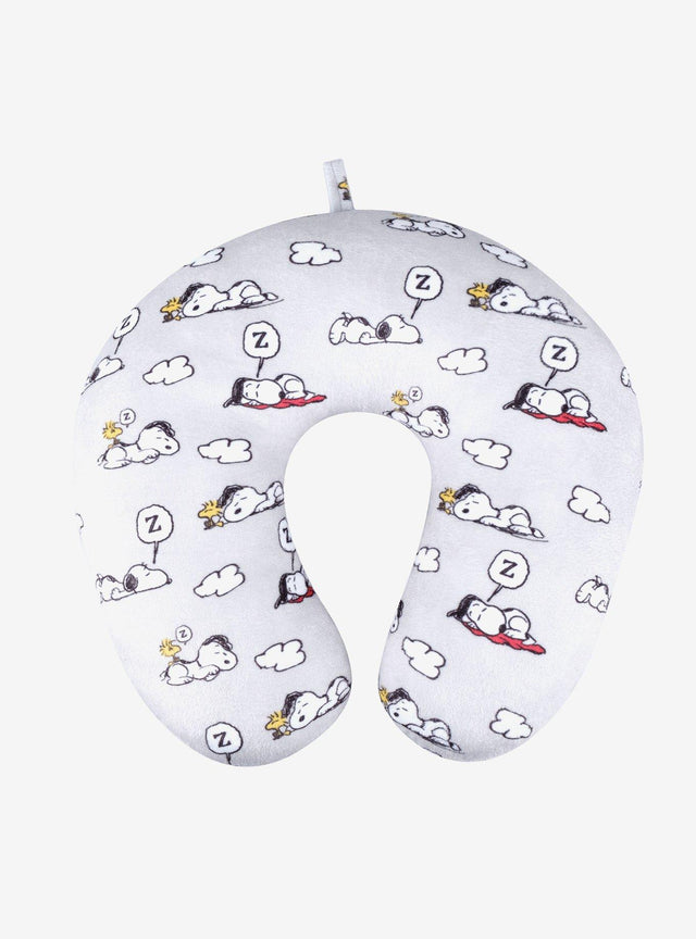 Almohada de viaje Peanuts de Snoopy y Woodstock