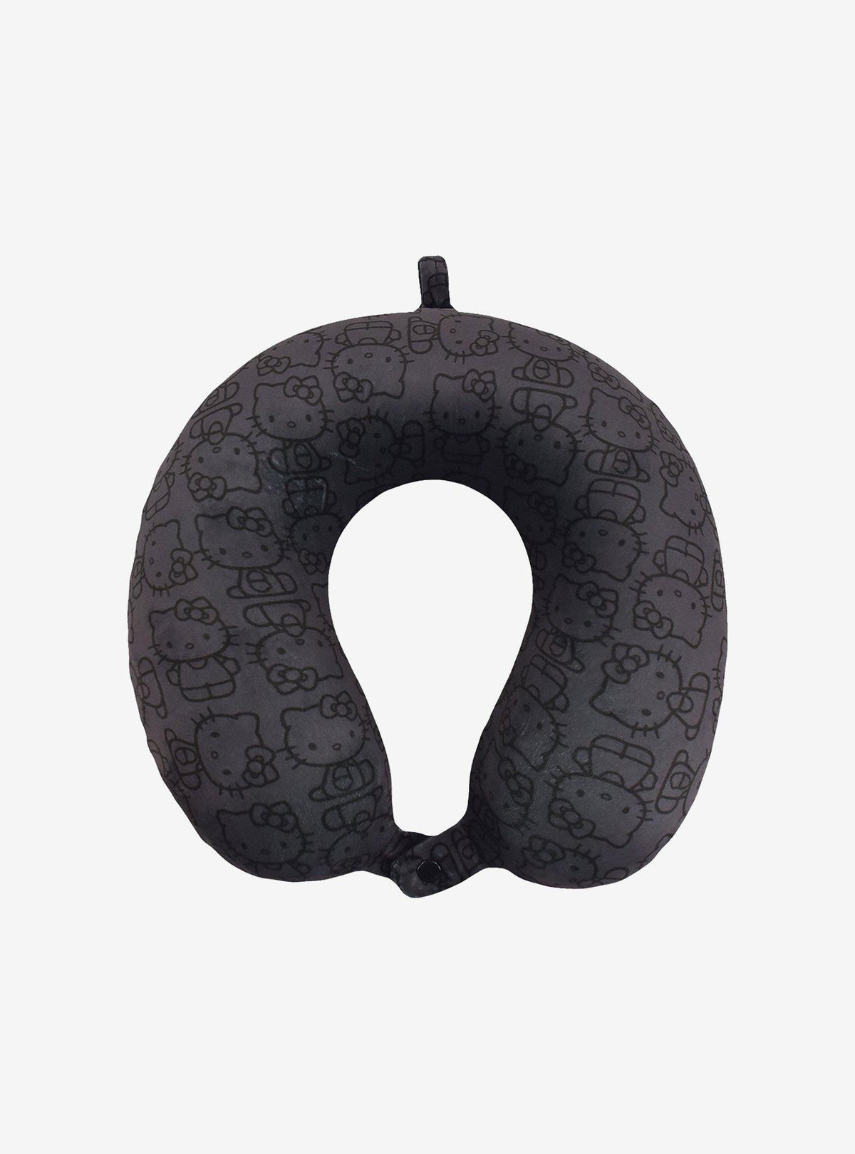 Cojín de viaje para cuello Hello Kitty negro