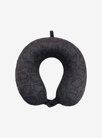 Cojín de viaje para cuello Hello Kitty negro