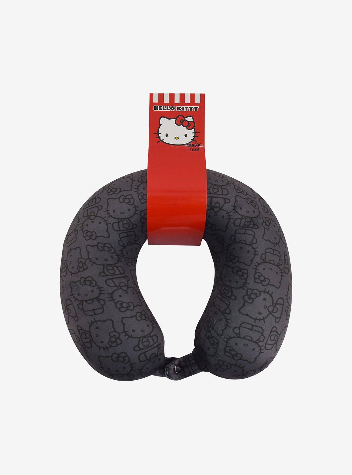 Cojín de viaje para cuello Hello Kitty negro
