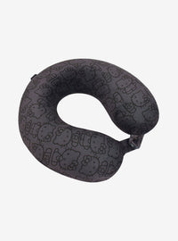 Cojín de viaje para cuello Hello Kitty negro
