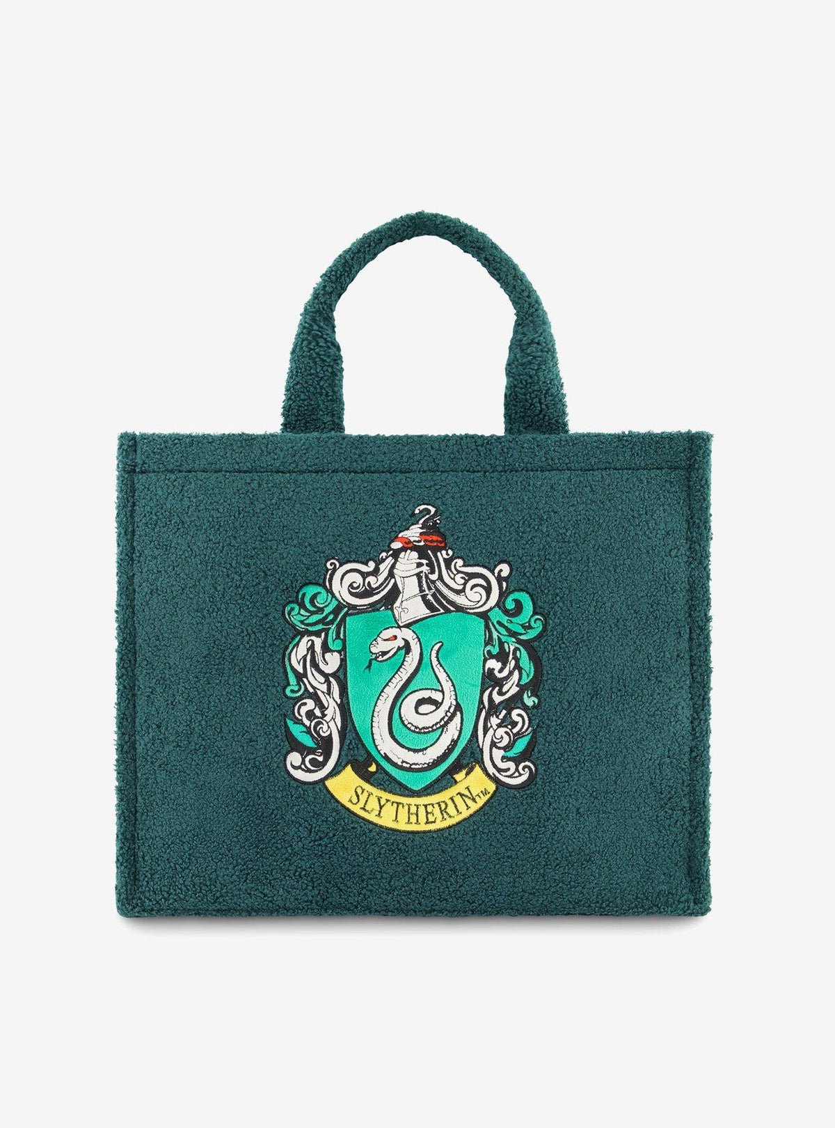 Bolso tote sherpa Slytherin con banda para trolley