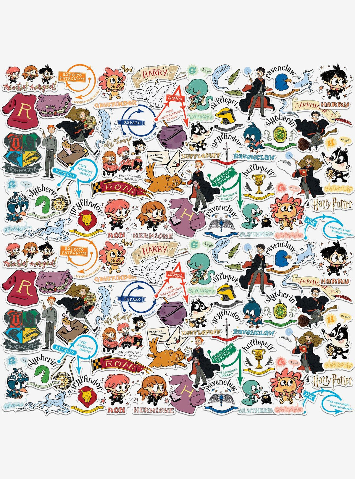 Set de stickers Harry Potter Trio