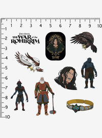 Pack de stickers El Señor de los Anillos: La guerra de los Rohirrim