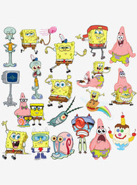 Pack de stickers de Bob Esponja: Mejores amigos