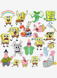 Pack de stickers de Bob Esponja: Mejores amigos