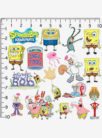 Pack de stickers de Bob Esponja: Mejores amigos