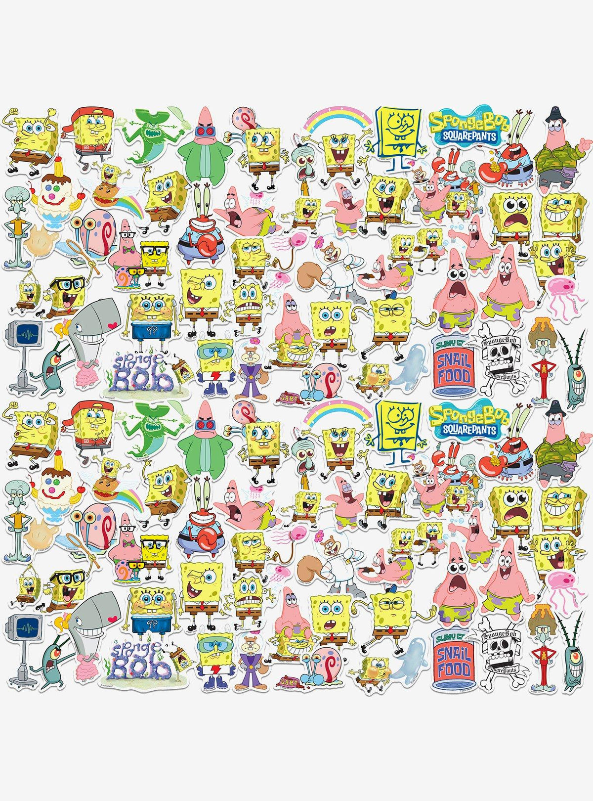 Pack de stickers de Bob Esponja: Mejores amigos