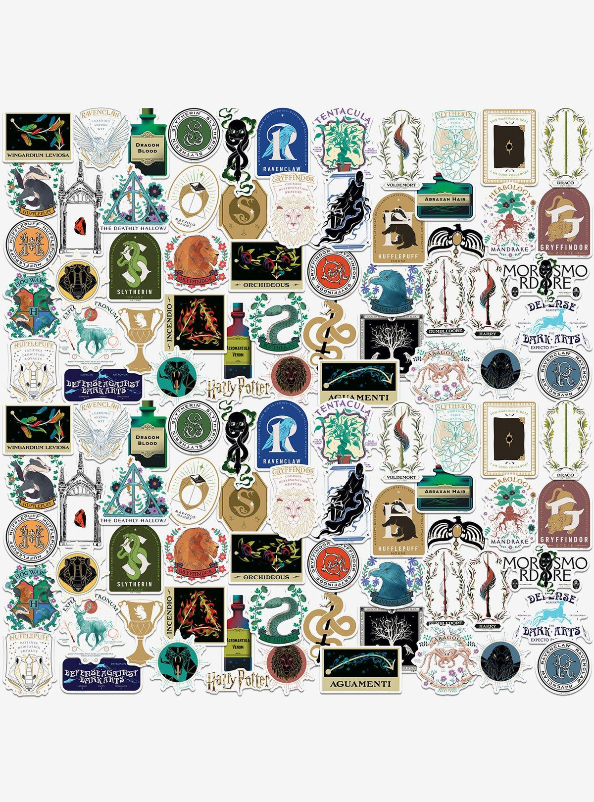 Set de 100 stickers Harry Potter