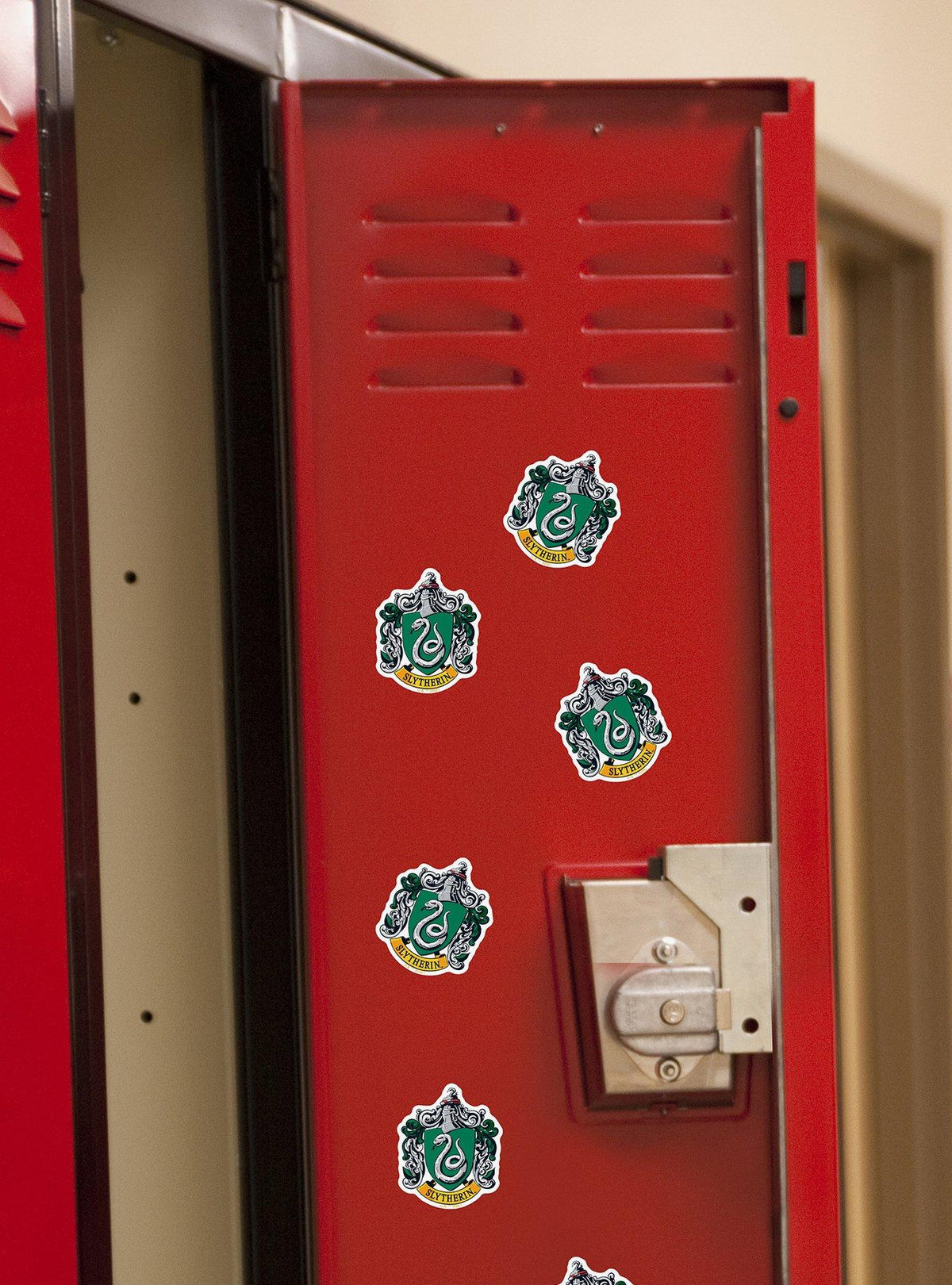 Pack de stickers del escudo de Slytherin