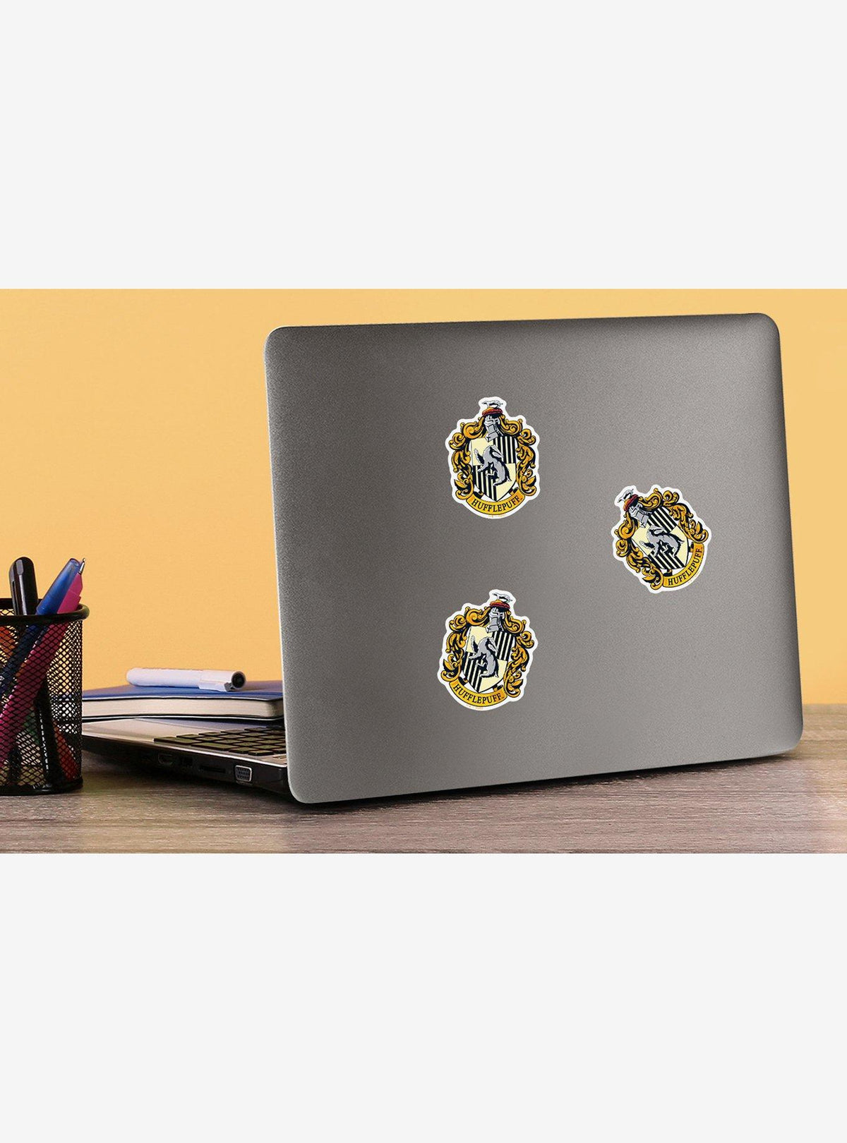 Pack de stickers del escudo de Hufflepuff