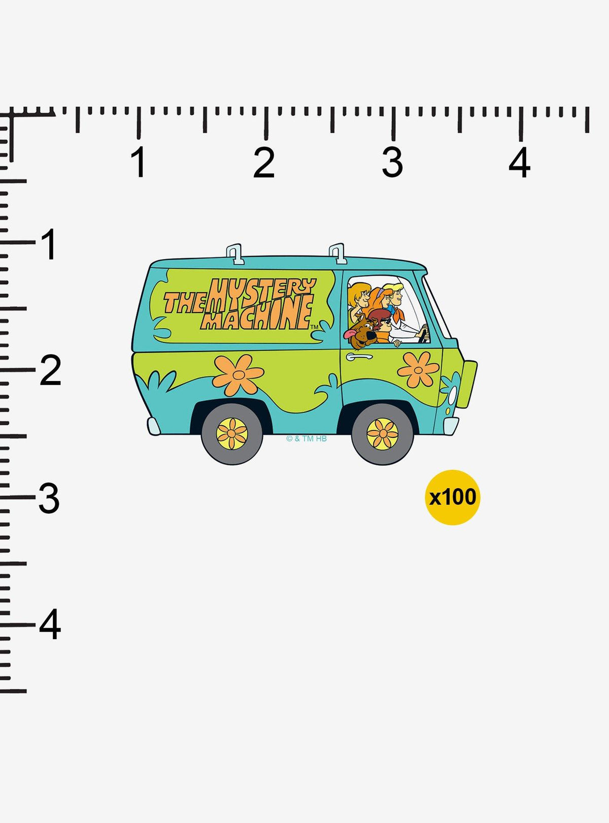 Scooby-Doo! Pack de stickers de la Máquina del Misterio