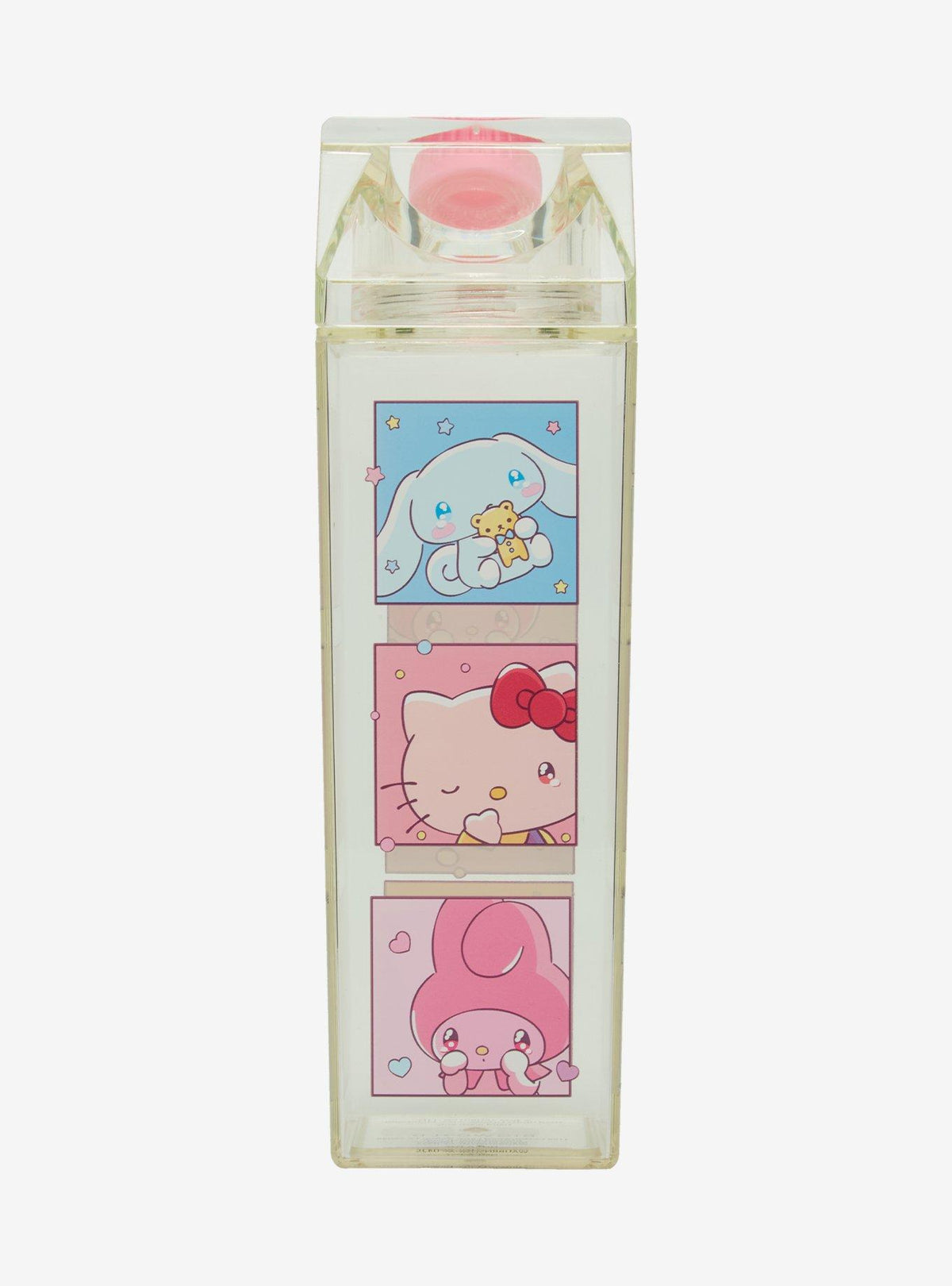Botella de agua tipo caja de leche Hello Kitty