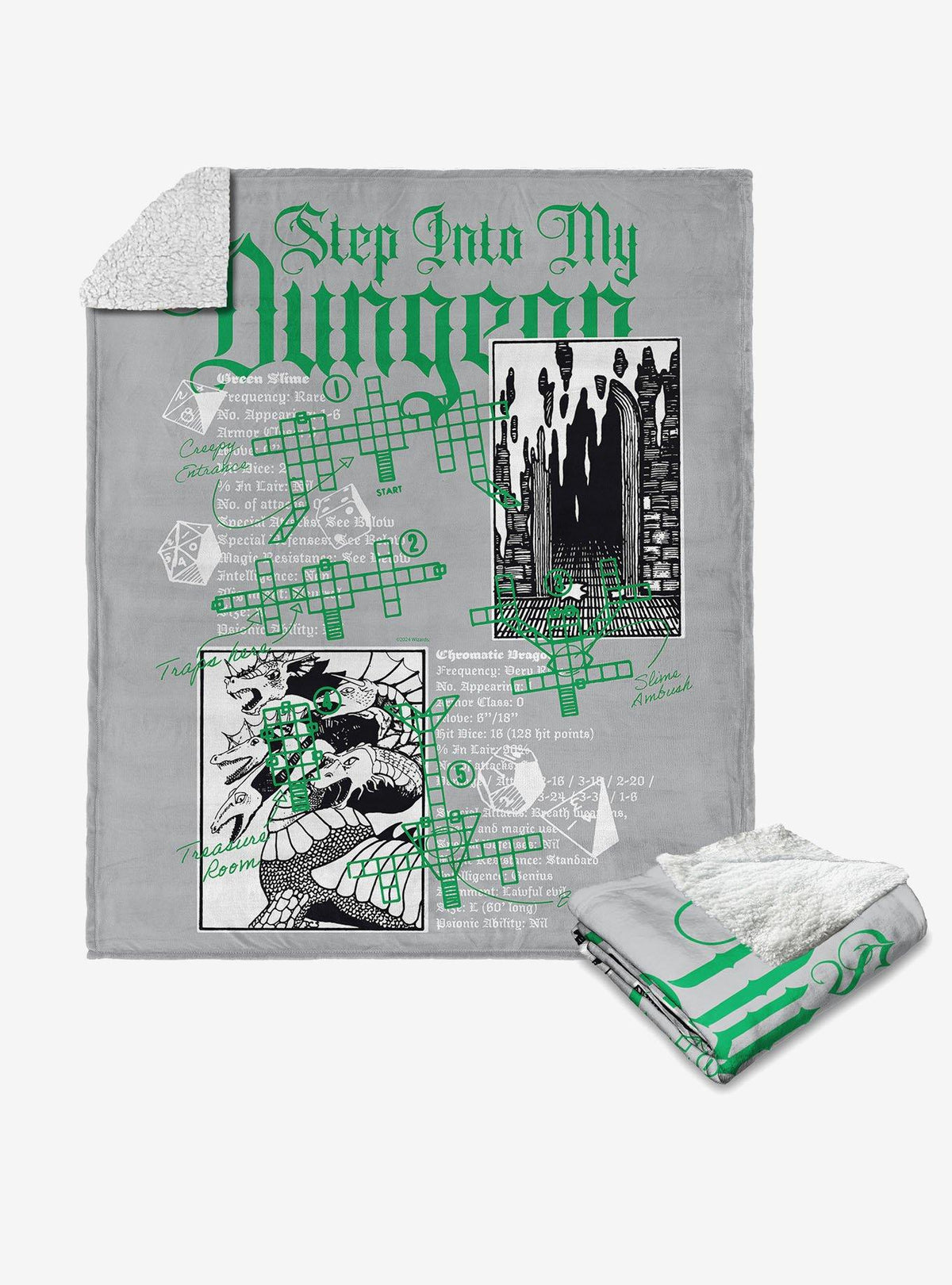 Manta Sherpa de tacto sedoso Dungeons & Dragons