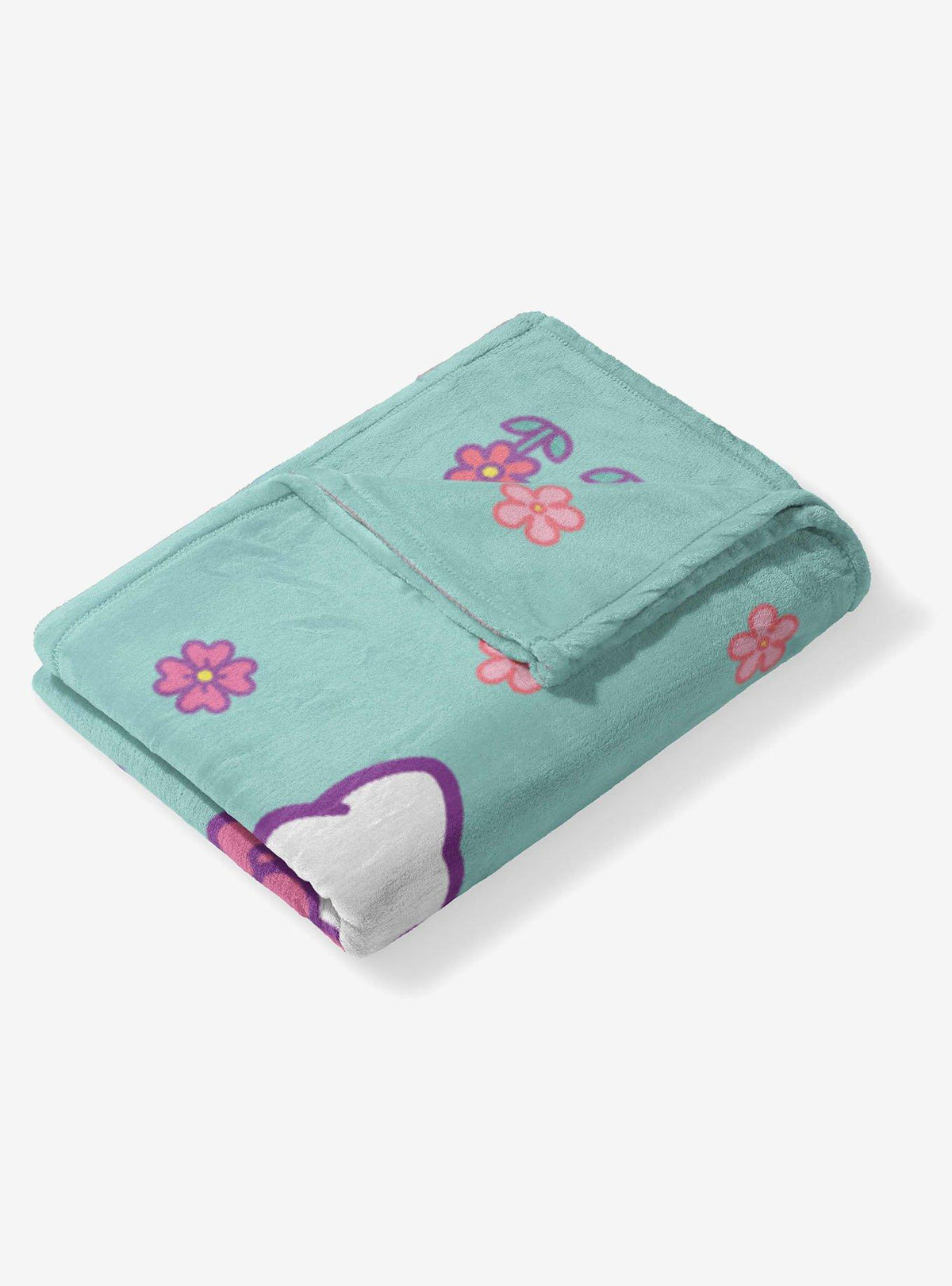 Hello Kitty: Flores cayendo - Manta de tacto sedoso
