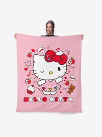 Manta Hello Kitty Super Sweet de tacto sedoso
