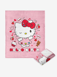 Manta Hello Kitty Super Sweet de tacto sedoso