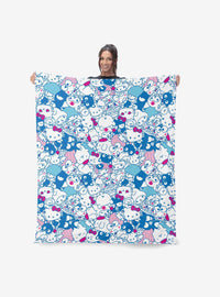 Manta de tacto sedoso Hello Kitty & Friends