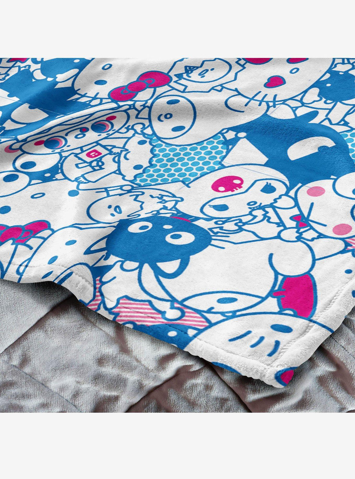 Manta de tacto sedoso Hello Kitty & Friends