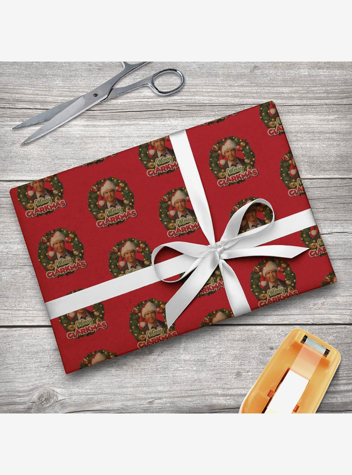 Papel de regalo kraft Merry Clarkmas - Christmas Vacation