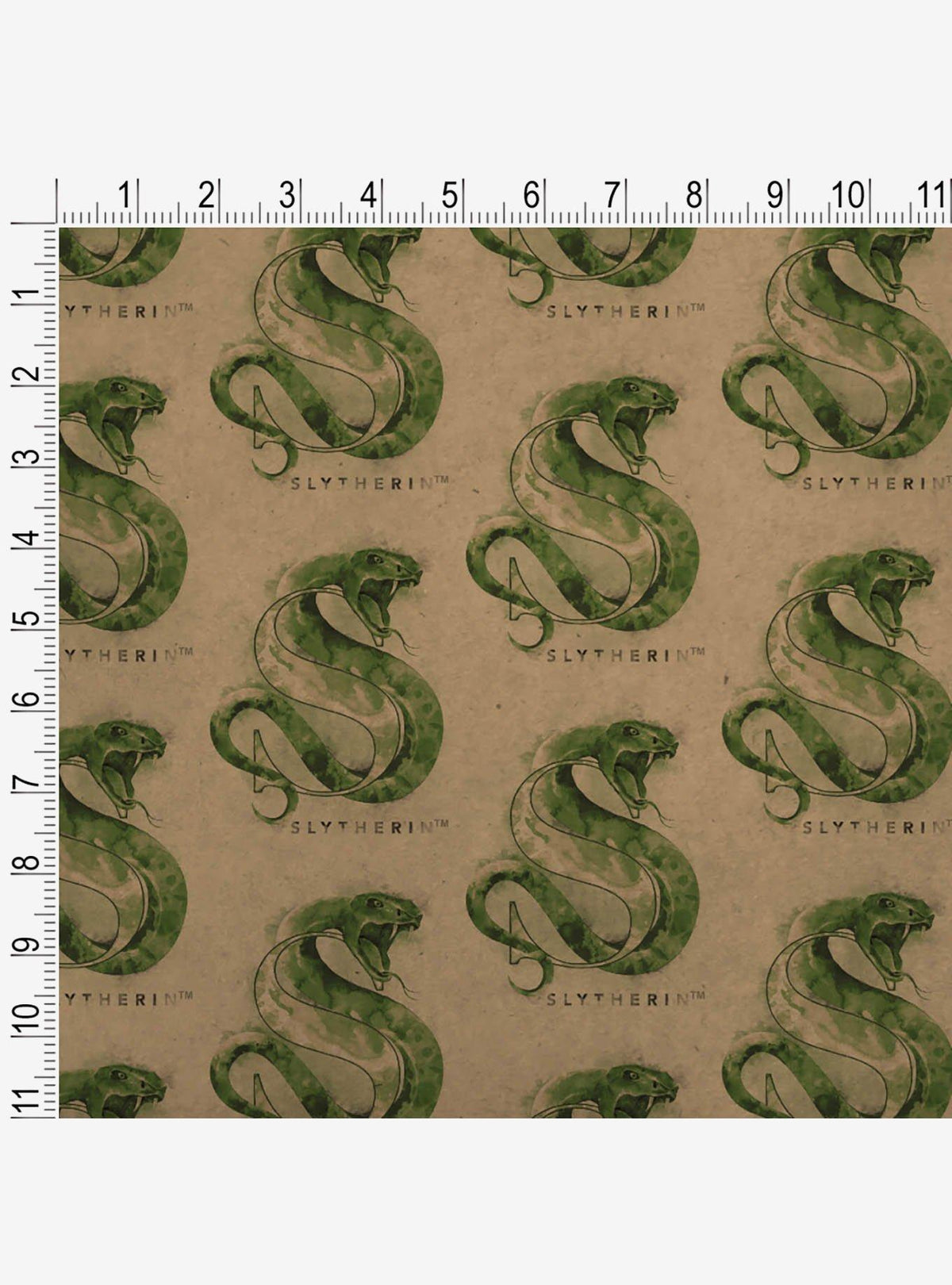 Papel de regalo Harry Potter: escudo de Slytherin