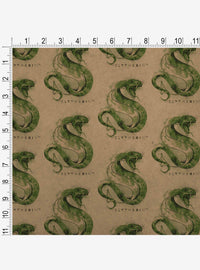 Papel de regalo Harry Potter: escudo de Slytherin