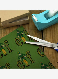 Papel de regalo con logo de Elf