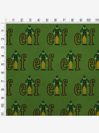 Papel de regalo con logo de Elf