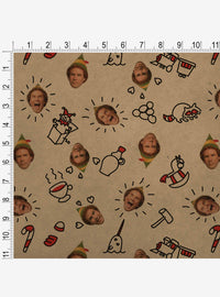 Papel kraft para regalo con diseño de Buddy de Elf