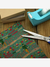 Papel de regalo navideño de Elf