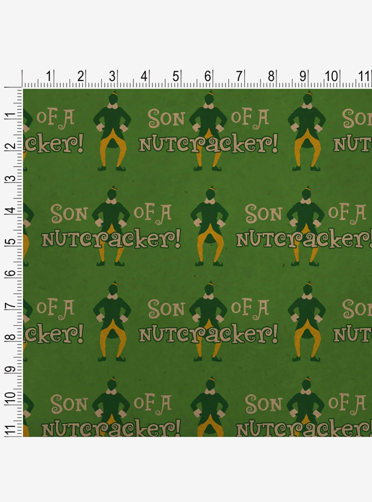 Papel de regalo kraft Elf: ¡Hijo de un cascanueces!